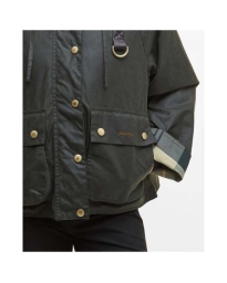 BARBOUR -  REIGHTON WAX JAKKE OLIVEN