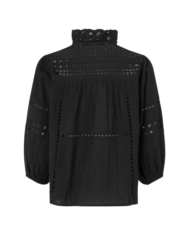 Second Female - BRUNIE SKJORTE SORT Second Female - BRUNIE SKJORTE SORT