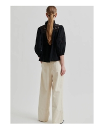 Second Female - BRUNIE SKJORTE SORT Second Female - BRUNIE SKJORTE SORT