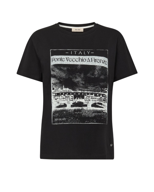 Mos Mosh - ANSIE T-SHIRT SORT Mos Mosh - ANSIE T-SHIRT SORT