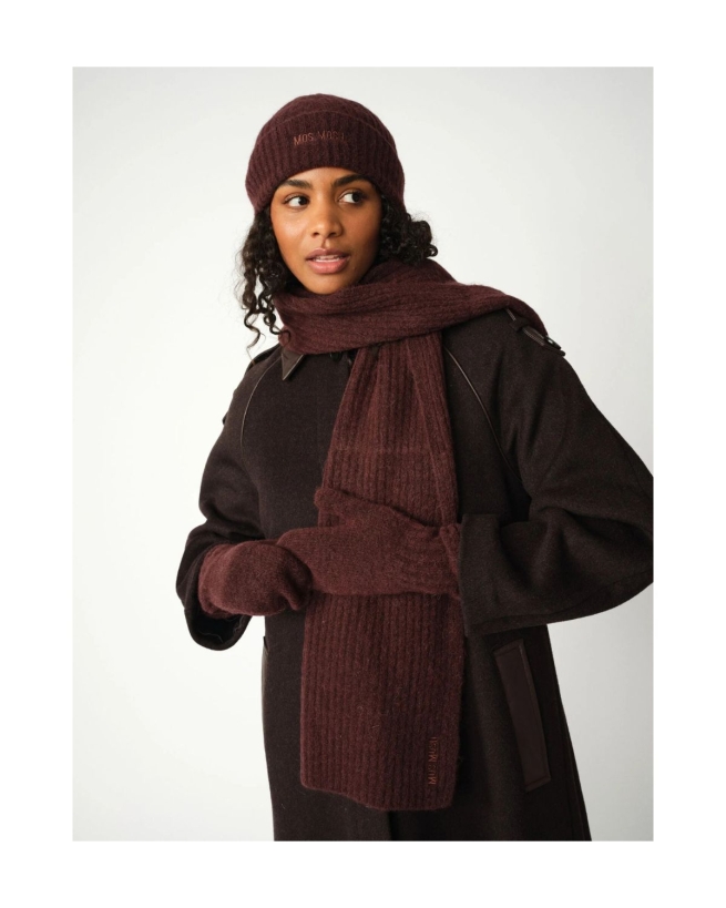 Mos Mosh - LORA HALSTØRKLÆDE FUDGE Mos Mosh - LORA HALSTØRKLÆDE FUDGE