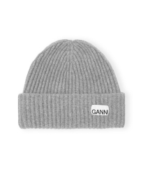 Ganni - RIBSTRIKKET ULD HUE PALOMA