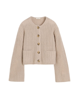 By Malene Birger - CIERROU CARDIGAN COBBLESTONE