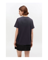 Ganni - ROSE T-SHIRT PHANTOM Ganni - ROSE T-SHIRT PHANTOM