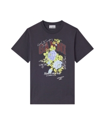 Ganni - ROSE T-SHIRT PHANTOM Ganni - ROSE T-SHIRT PHANTOM