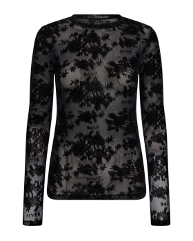 HYPEtheDETAIL - LACE BLUSE SORT