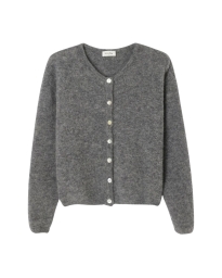 American Vintage - Cardigan acier chine