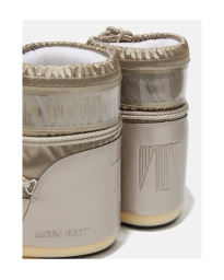 Moon Boot - ICON LOW GLANCE SATIN BOOTS PLATINUM