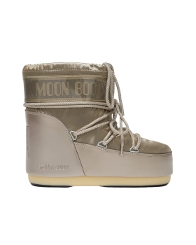 Moon Boot - ICON LOW GLANCE SATIN BOOTS PLATINUM