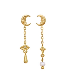 Maanesten - BEATRICE ØRERINGE GULD