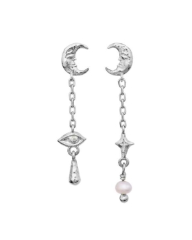 Maanesten - BEATRICE ØRERINGE SØLV