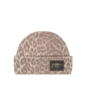 Ganni - LEOPARD BEANIE