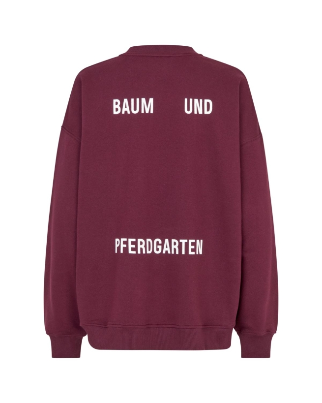 Baum und Pferdgarten - JULLE SWEATSHIRT BORDEAUX