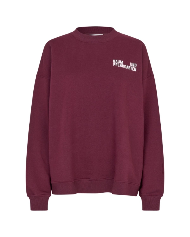 Baum und Pferdgarten - JULLE SWEATSHIRT BORDEAUX
