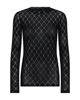 HYPEtheDETAIL - LANGÆRMET MESH BLUSE