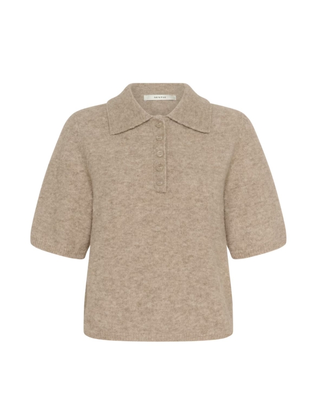 Gestuz - ALPHA POLO TEE BEIGE