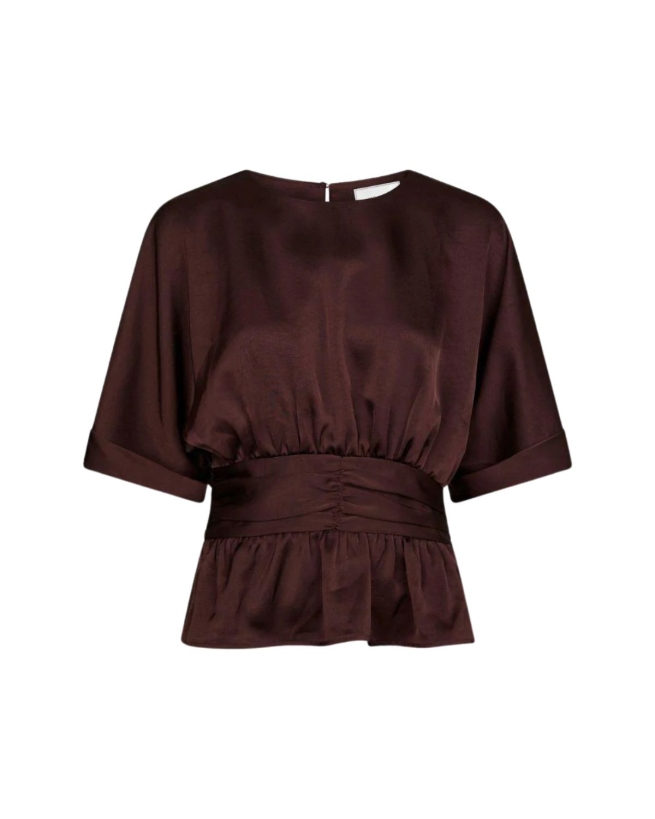 Neo Noir - ANNEGRET SATIN BLUSE