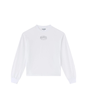 Ganni - LANGÆRMET BLUSE