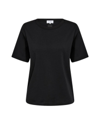 Levete Room - PALOMA 1 T-SHIRT SORT Levete Room - PALOMA 1 T-SHIRT SORT