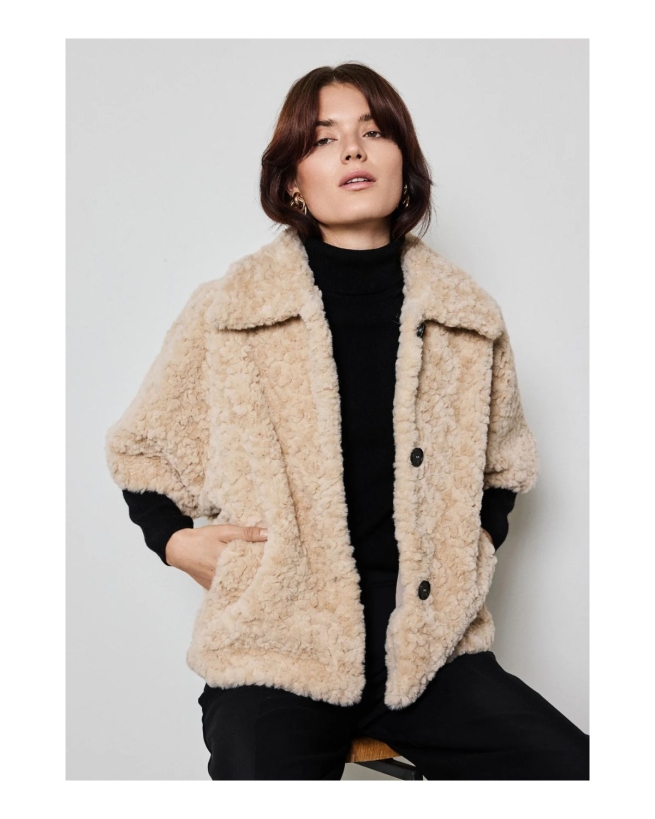 Notyz - FAUX FUR JAKKE
