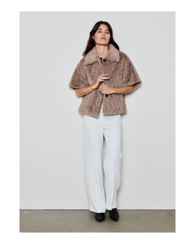 Notyz - FAUX FUR JAKKE