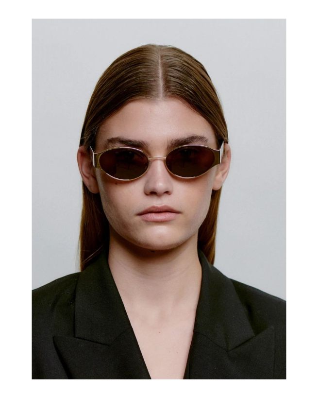 A. Kjærbede - BELLA SOLBRILLER GOLD DEMI