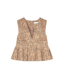Ganni - PRINTED TOP