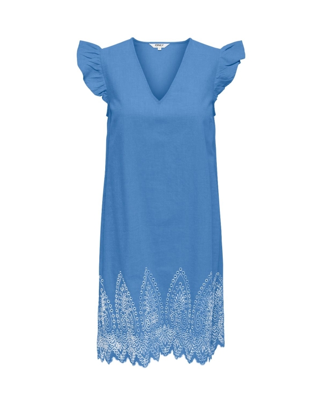 Only - TULUM KJOLE BLÅ