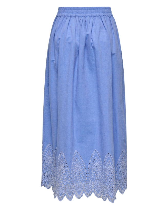 Only - TULUM NEDERDEL BLÅ