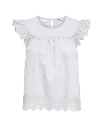 Only - TULUM BLUSE HVID