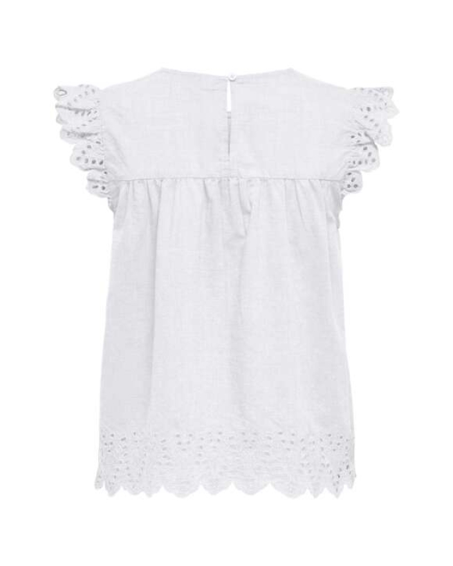 Only - TULUM BLUSE HVID