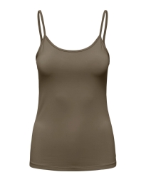 Only - EA NEW SINGLET MØRKEGRØN