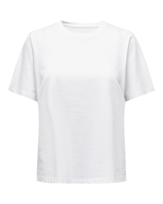 Only - LONLY T-SHIRT HVID