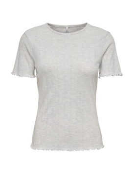 Only - TENNA T-SHIRT GRÅ