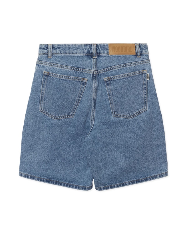 Woodbird - MAGGIE SHORTS LYS BLÅ