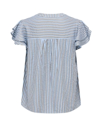 Only - BARI FRILL V-NECK TOP