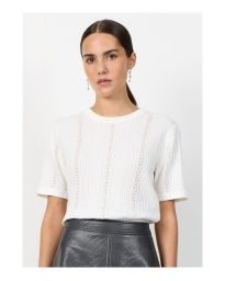 Levete Room - PRIYA 1 T-SHIRT HVID Levete Room - PRIYA 1 T-SHIRT HVID