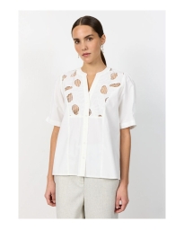 Levete Room - PARKER 1 BLUSE HVID