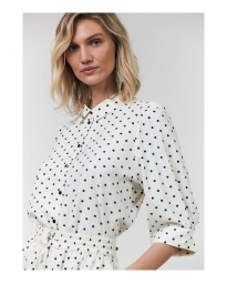 Lollys Laundry - BONO SKJORTE MED PRIKKER