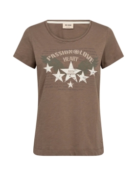 Mos Mosh - ZIBBA T-SHIRT BRUN
