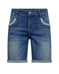 Mos Mosh - NAOMI SALUTE SHORTS BLÅ