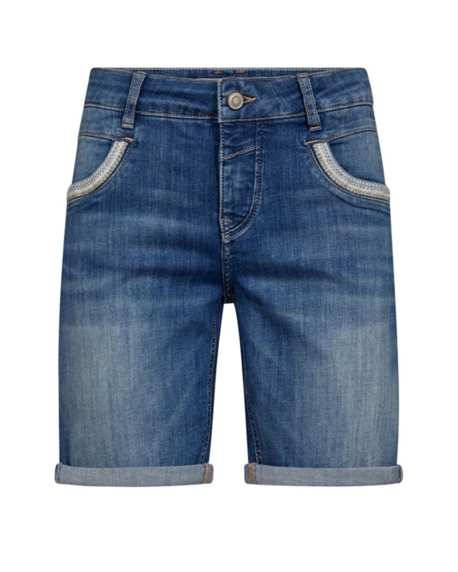 Mos Mosh - NAOMI SALUTE SHORTS BLÅ