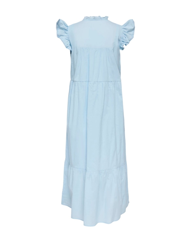 Only - TEA IDRIS KJOLE BLÅ