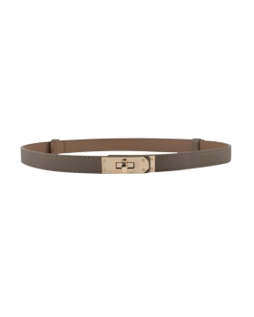 Plisse - RINGO BELT (GOLD HARDWARE) TAUPE