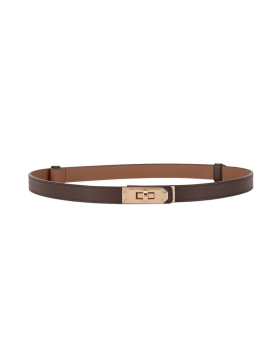 Plisse - RINGO BELT (GOLD HARDWARE) BOURDEAUX