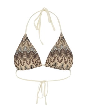 Beck Søndergaard - AMBER BEL BIKINI TOP MOCHA