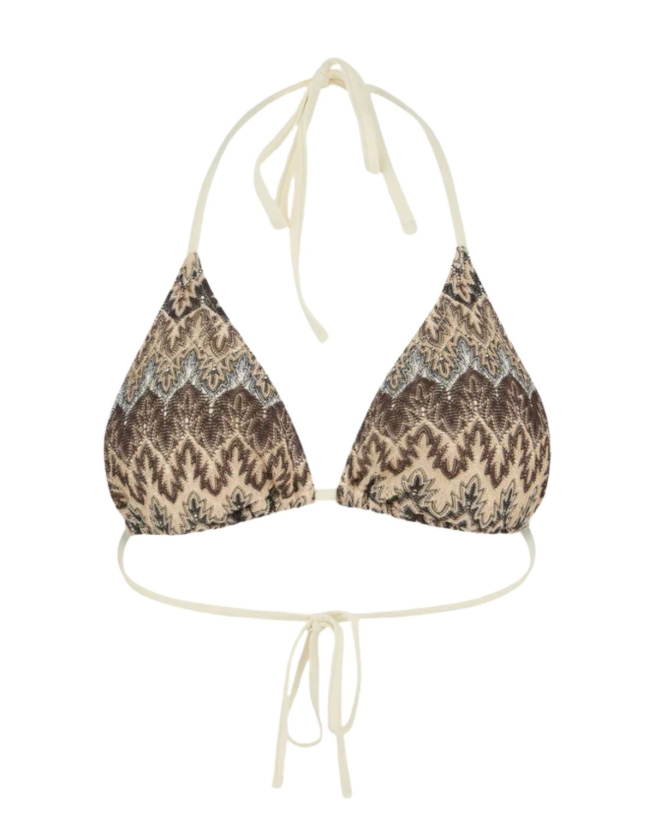 Beck Søndergaard - AMBER BEL BIKINI TOP MOCHA