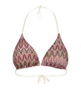 Beck Søndergaard - AMBER BEL BIKINI TOP ROSE
