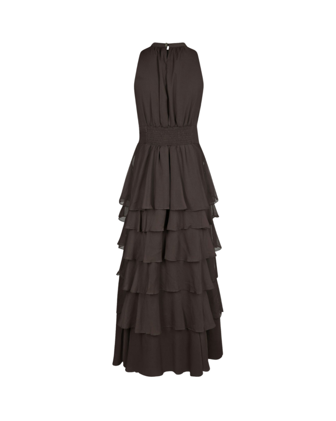Neo Noir - Marli Solid Chiffon Dress