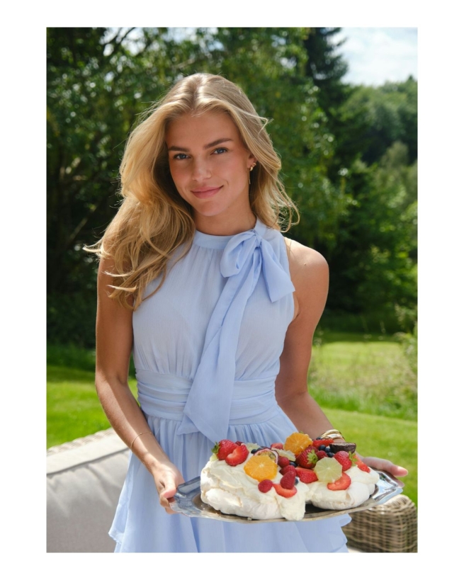 Neo Noir - Marli Solid Chiffon Dress